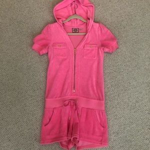 Juicy Couture Pink Terry Romper